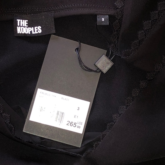 Black, sleeveless dress, size large, by the Kooples - Picture 5 of 7